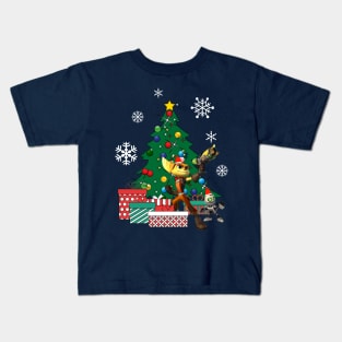 Rachet And Clank Around The Christmas Tree Kids T-Shirt